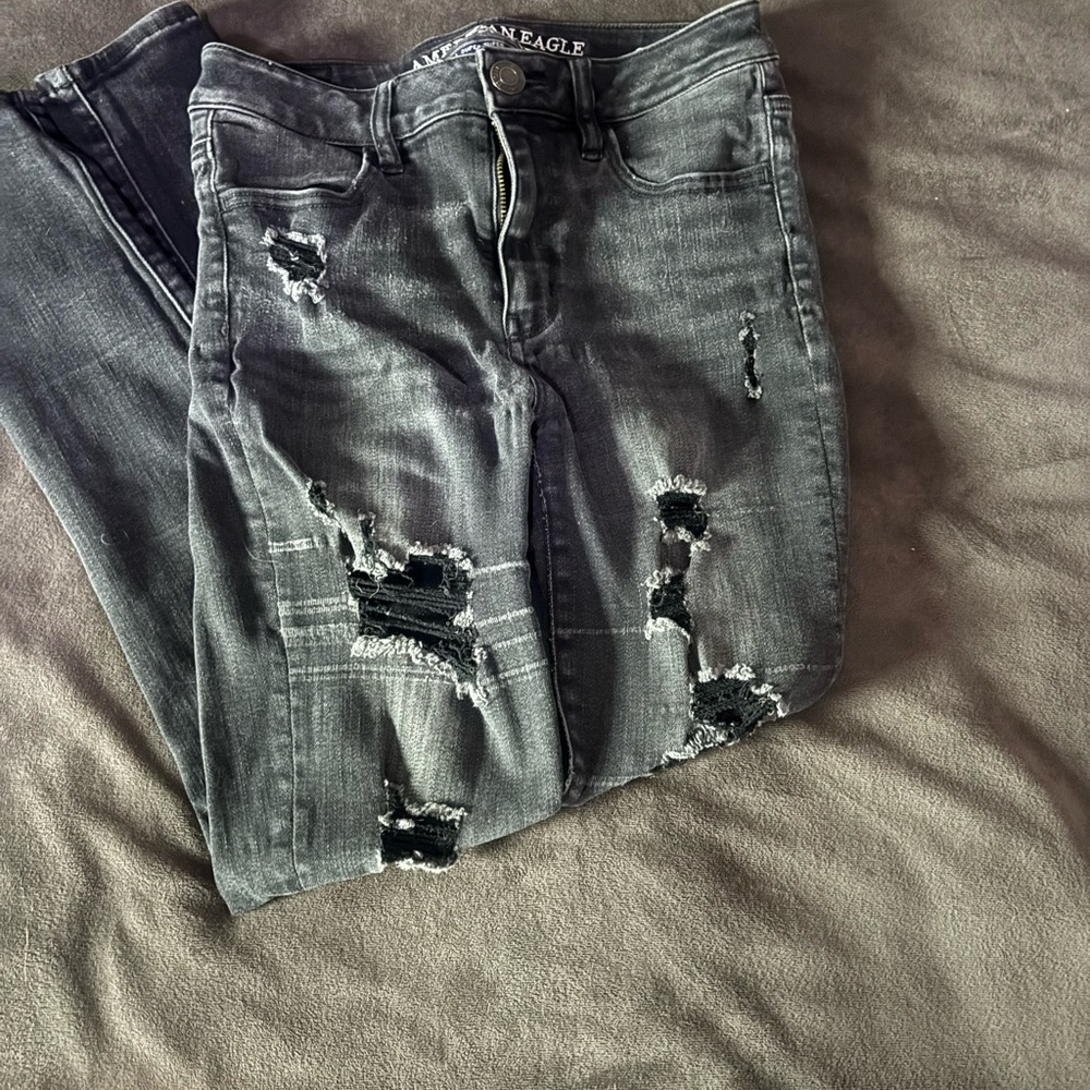 American Eagle Outfitters Super Stretch Black Jeans
